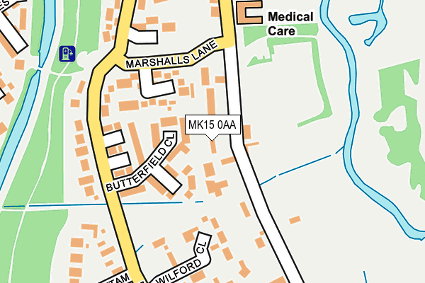 Map of CV WELLBEING LIMITED at local scale