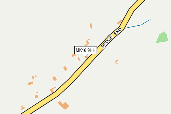 MK16 9HH map - OS OpenMap – Local (Ordnance Survey)