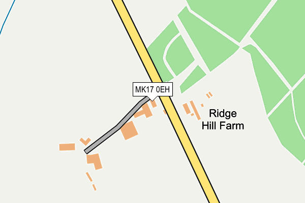 MK17 0EH map - OS OpenMap – Local (Ordnance Survey)