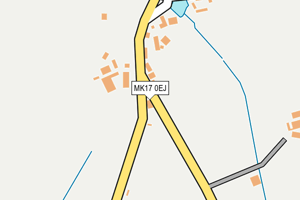 MK17 0EJ map - OS OpenMap – Local (Ordnance Survey)