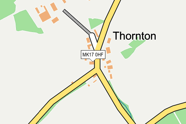 MK17 0HF map - OS OpenMap – Local (Ordnance Survey)