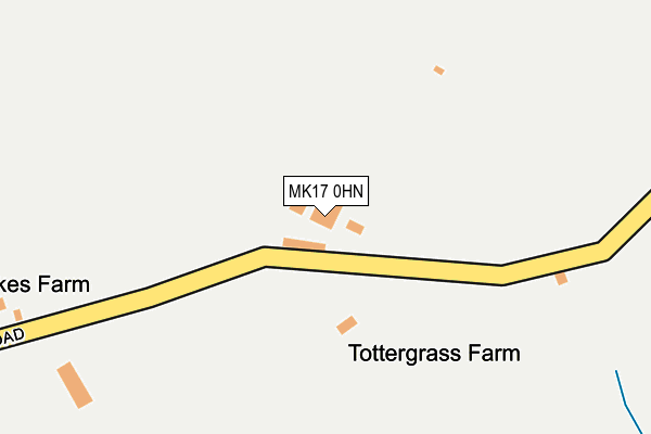 MK17 0HN map - OS OpenMap – Local (Ordnance Survey)