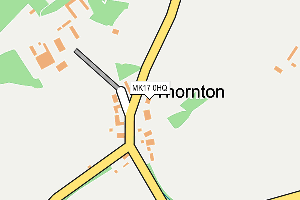 MK17 0HQ map - OS OpenMap – Local (Ordnance Survey)