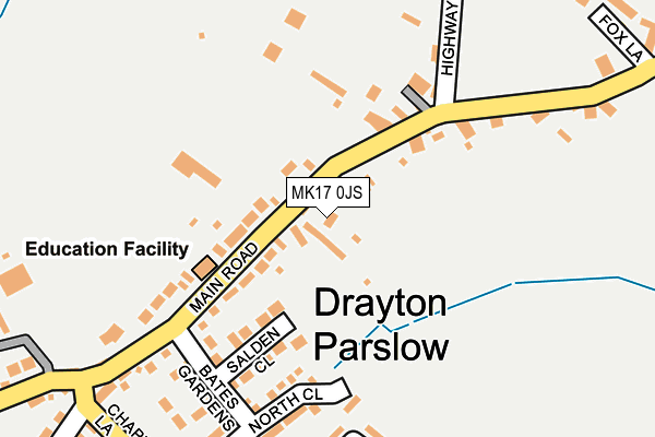 Map of DRAYTON CONSTRUCTION SERVICES LIMITED at local scale