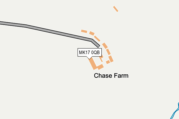 MK17 0QB map - OS OpenMap – Local (Ordnance Survey)