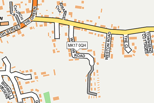 MK17 0QH map - OS OpenMap – Local (Ordnance Survey)