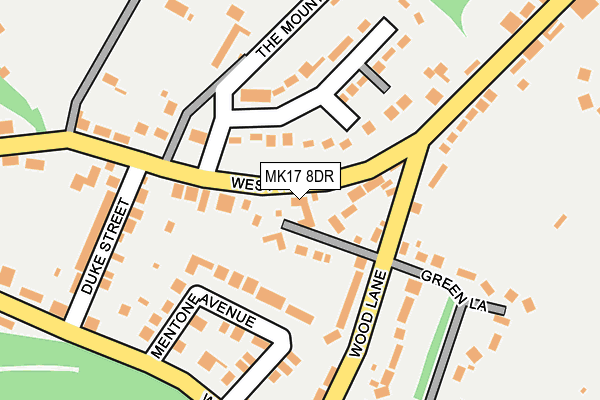 Map of NETHER HALL (ASPLEY GUISE) RESIDENTS ASSOCIATION LIMITED at local scale