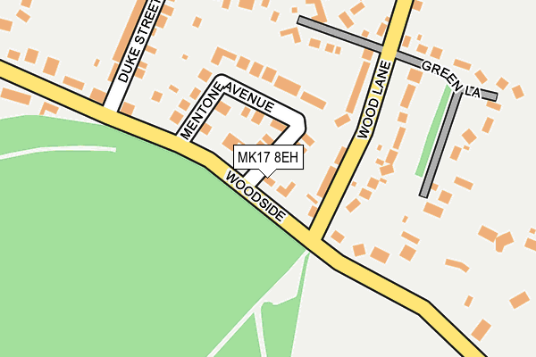 MK17 8EH map - OS OpenMap – Local (Ordnance Survey)