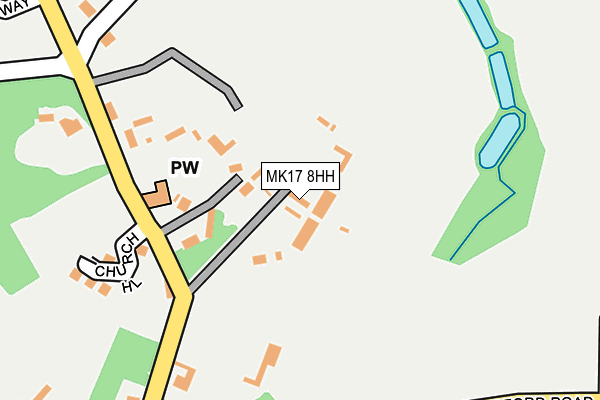 MK17 8HH map - OS OpenMap – Local (Ordnance Survey)