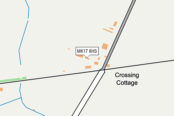 MK17 8HS map - OS OpenMap – Local (Ordnance Survey)