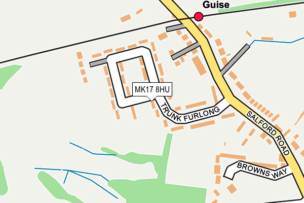 Map of ALDRIDGE PROFESSIONAL SERVICES LIMITED at local scale