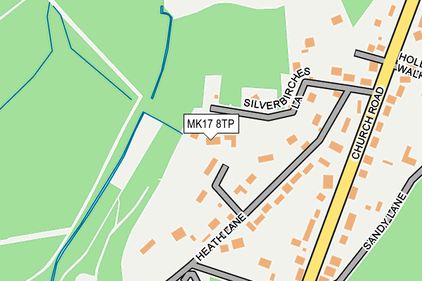 MK17 8TP map - OS OpenMap – Local (Ordnance Survey)