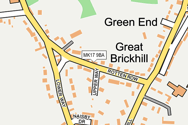 Map of TRING GYMNASTICS LTD at local scale