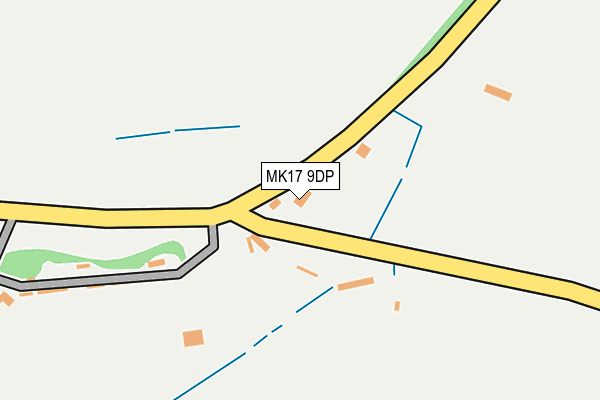 MK17 9DP map - OS OpenMap – Local (Ordnance Survey)