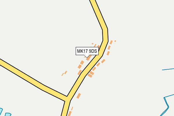 MK17 9DS map - OS OpenMap – Local (Ordnance Survey)