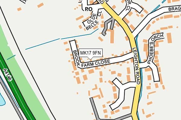 MK17 9FN map - OS OpenMap – Local (Ordnance Survey)