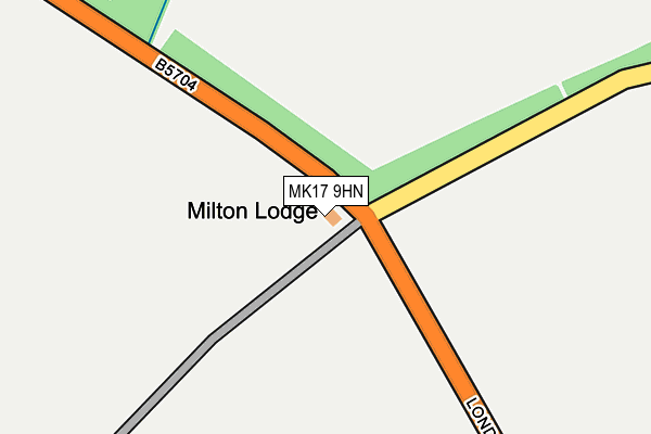 MK17 9HN map - OS OpenMap – Local (Ordnance Survey)