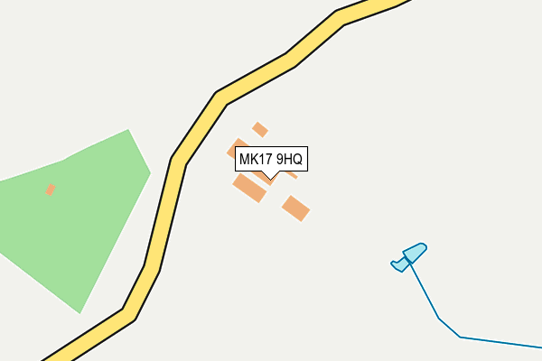 MK17 9HQ map - OS OpenMap – Local (Ordnance Survey)