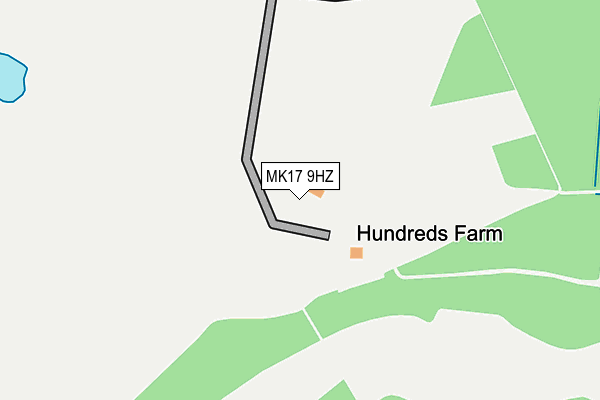 MK17 9HZ map - OS OpenMap – Local (Ordnance Survey)