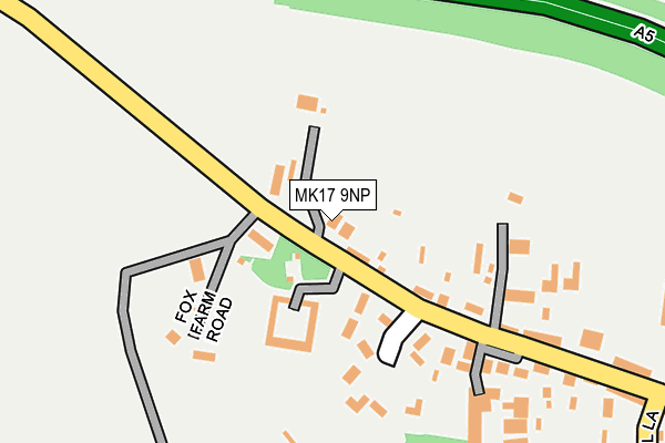 MK17 9NP map - OS OpenMap – Local (Ordnance Survey)