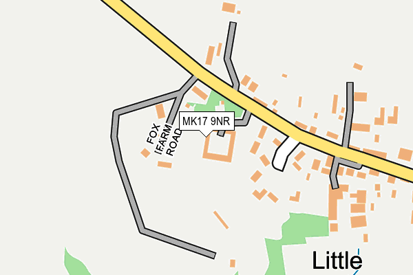 MK17 9NR map - OS OpenMap – Local (Ordnance Survey)