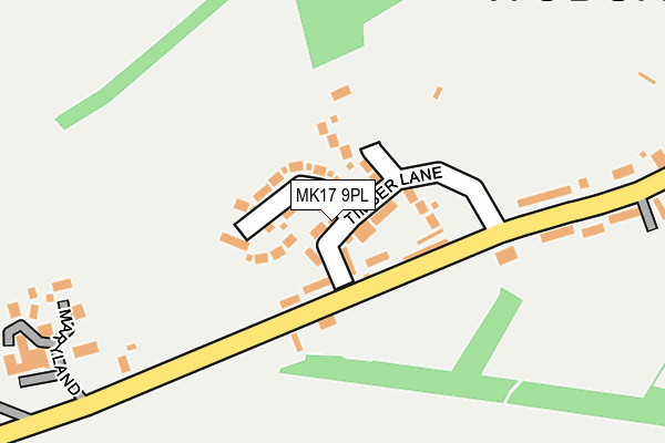 Map of GWLADYS STREET LTD at local scale