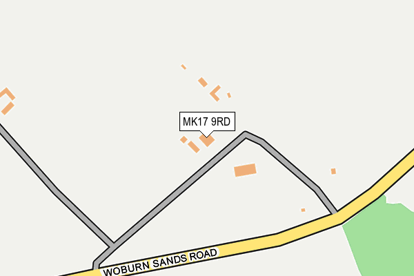 MK17 9RD map - OS OpenMap – Local (Ordnance Survey)