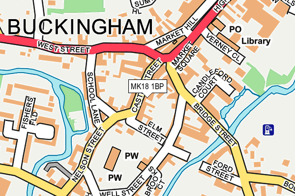 Map of BUCKINGHAM LOUNGE LTD at local scale