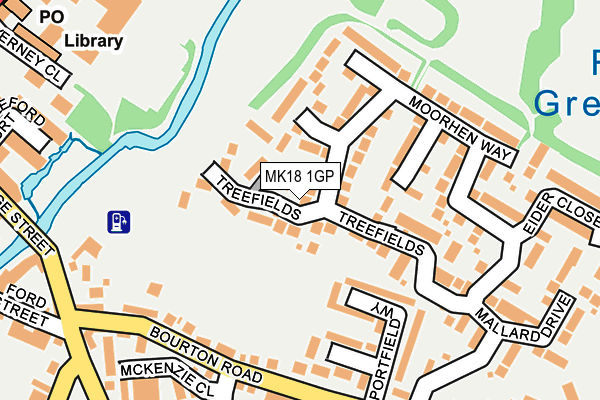 Map of O'DELL BUILDING SERVICES LTD at local scale