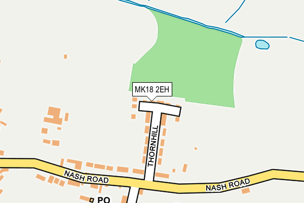 MK18 2EH map - OS OpenMap – Local (Ordnance Survey)
