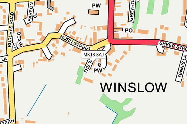 Map of EMELSSEY LIMITED at local scale