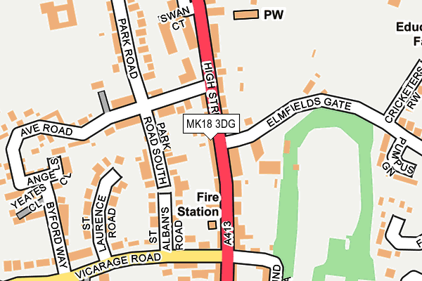 Map of POINT 545 LIMITED at local scale