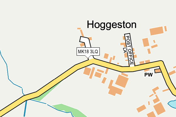 MK18 3LQ map - OS OpenMap – Local (Ordnance Survey)