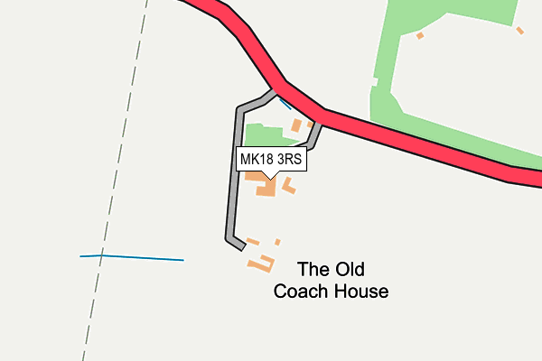 MK18 3RS map - OS OpenMap – Local (Ordnance Survey)