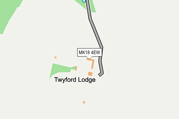 MK18 4EW map - OS OpenMap – Local (Ordnance Survey)