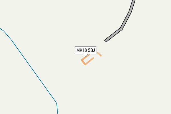 MK18 5BJ map - OS OpenMap – Local (Ordnance Survey)