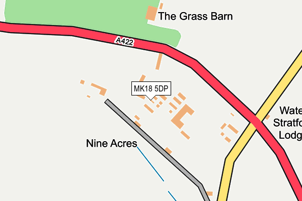 MK18 5DP map - OS OpenMap – Local (Ordnance Survey)