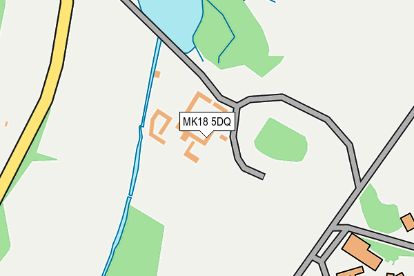 MK18 5DQ map - OS OpenMap – Local (Ordnance Survey)