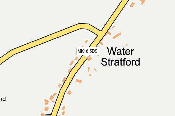 MK18 5DS map - OS OpenMap – Local (Ordnance Survey)