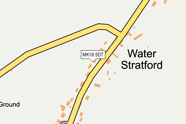 MK18 5DT map - OS OpenMap – Local (Ordnance Survey)