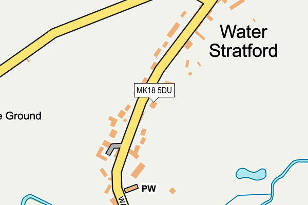 MK18 5DU map - OS OpenMap – Local (Ordnance Survey)