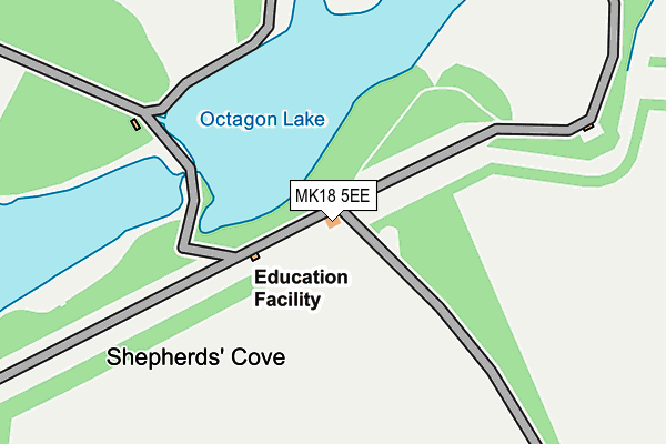 MK18 5EE map - OS OpenMap – Local (Ordnance Survey)