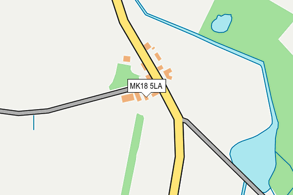 MK18 5LA map - OS OpenMap – Local (Ordnance Survey)