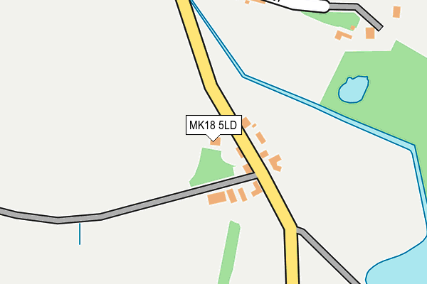 MK18 5LD map - OS OpenMap – Local (Ordnance Survey)