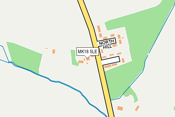 MK18 5LE map - OS OpenMap – Local (Ordnance Survey)