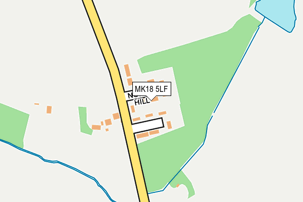 MK18 5LF map - OS OpenMap – Local (Ordnance Survey)