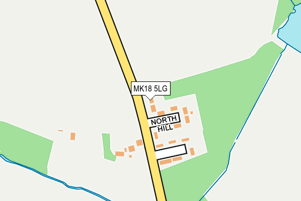 MK18 5LG map - OS OpenMap – Local (Ordnance Survey)