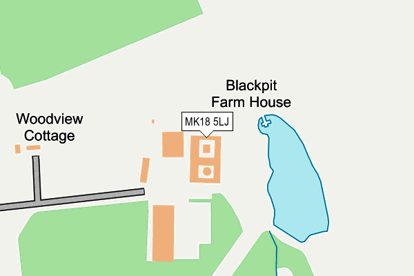 MK18 5LJ map - OS OpenMap – Local (Ordnance Survey)