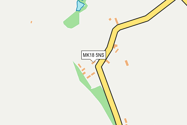 MK18 5NS map - OS OpenMap – Local (Ordnance Survey)