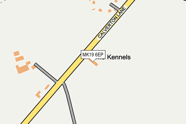 MK19 6EP map - OS OpenMap – Local (Ordnance Survey)